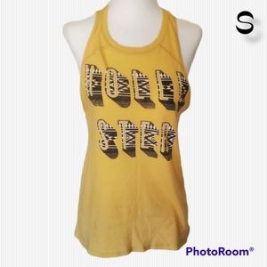 Hollister Racerback Yellow Women's Tank sz Small